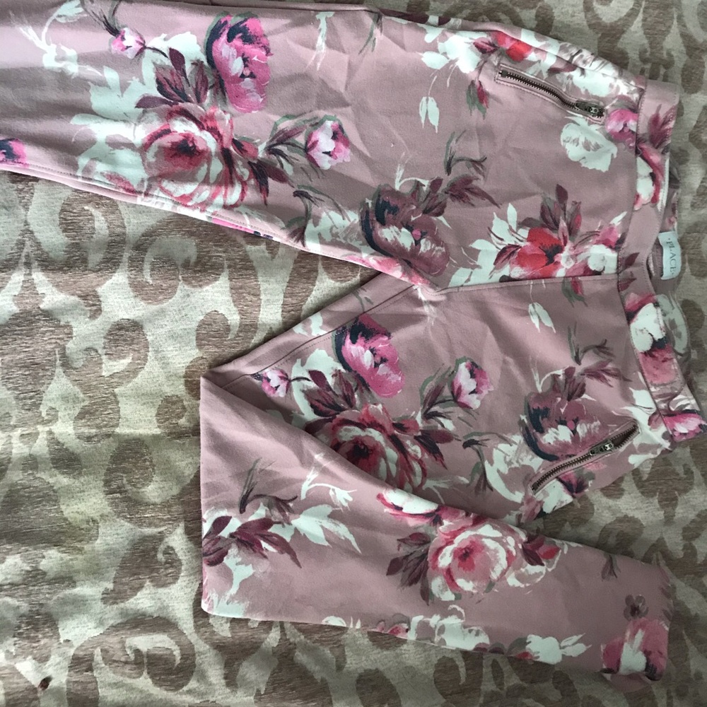Floral tights